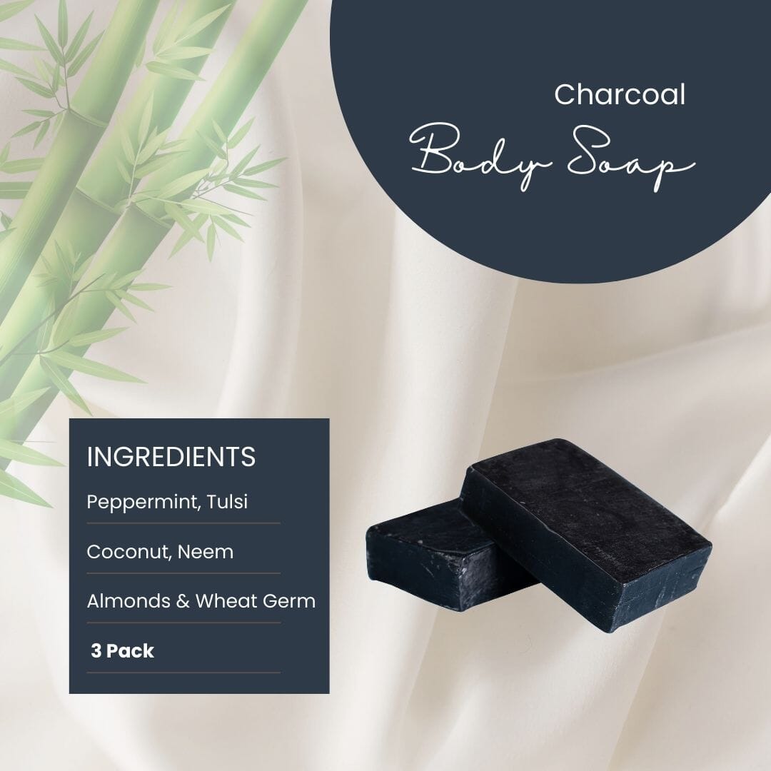 Purifying Charcoal Soap - Pack of 3 - 100 gm each - Herbalart